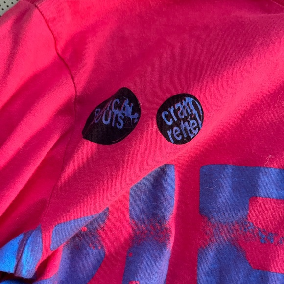 Diesel Red and Blue Long Sleeve Tee - Picture 4 of 5